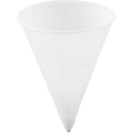 Solo SOLO¬Æ Cone Water Cups, Paper 4 Oz., Rolled Rim, White, 200/Pack SCC 4R
